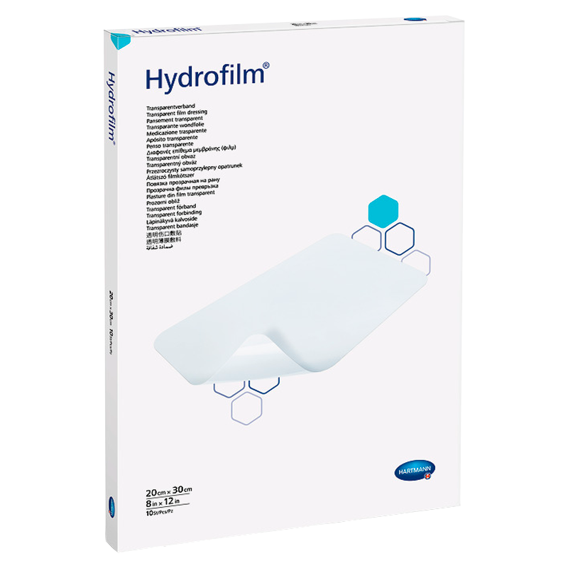 Пов’язка плівкова прозора Hydrofilm®, 20 х 30 см.